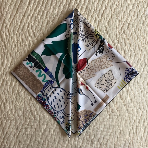 Brand New Hermes La Maison des Oiseaux Parleurs Silk Scarf - Picture 10 of 14
